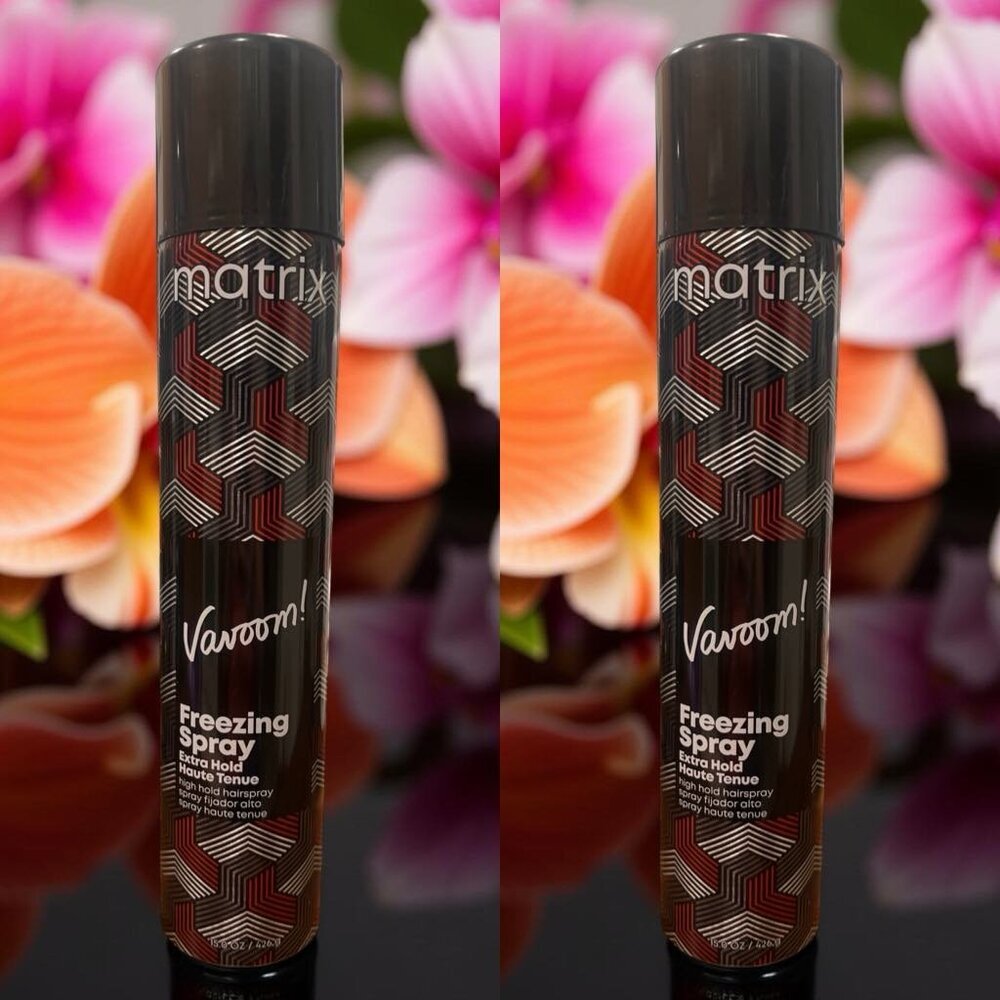 Matrix Varoom Freezing Spray Hairspray Extra Hold 15 oz_ 2 units